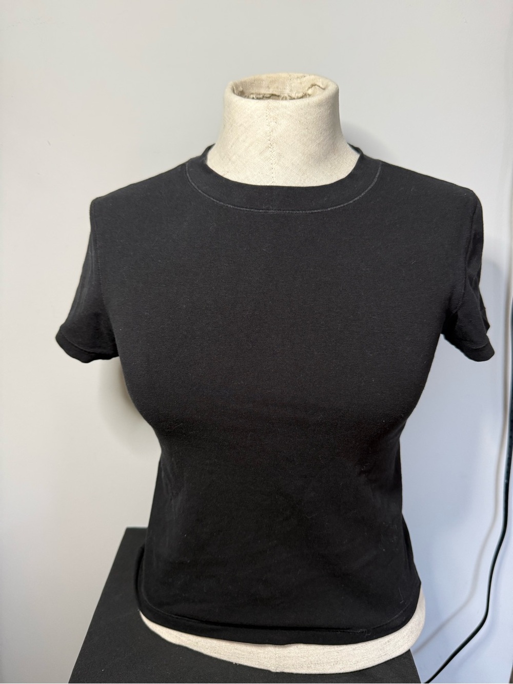 Yogalicious Black Short-Sleeve Crewneck Tee